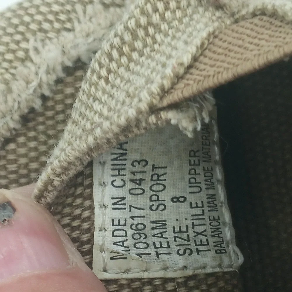 Team Sport canvas slip